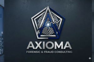 logo axioma en oficina moderna